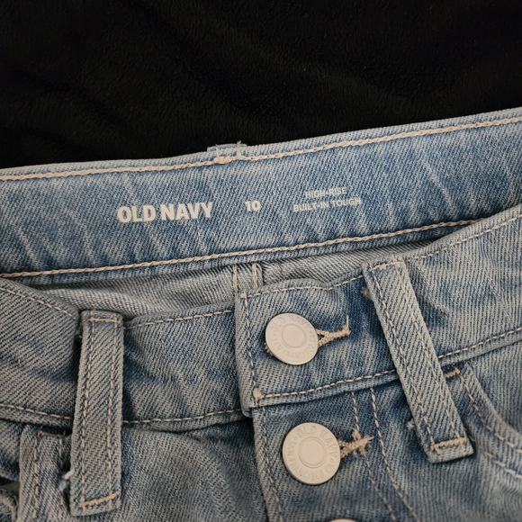 Old Navy Distressed Light Blue Denim Shorts ☆0017 - Picture 3 of 4